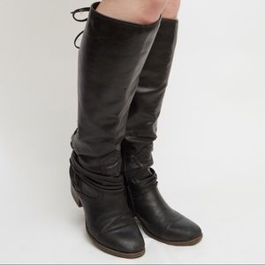 Black Knee High Boots